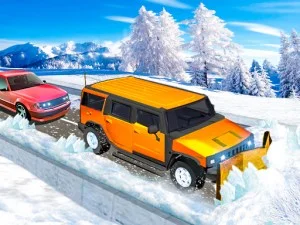 Snow Plow Jeep Simulator 3D